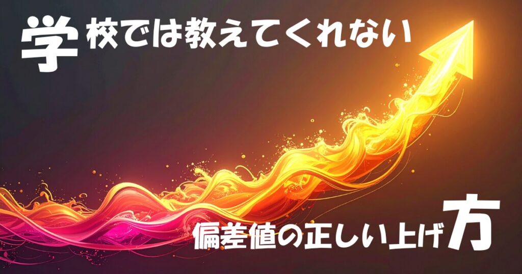 学校では教えてくれない偏差値の正しい上げ方